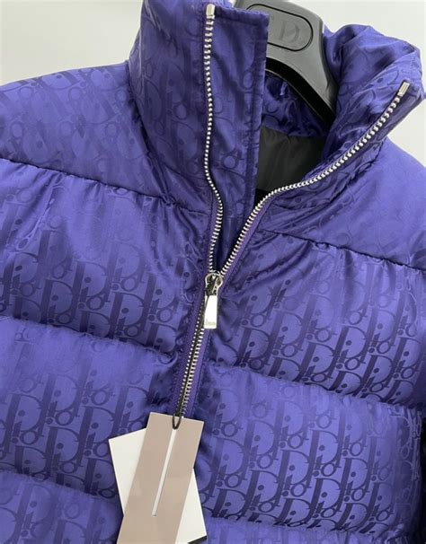 dior purple bomber jacket|dior long down coat.